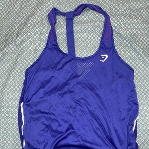 Gymshark TBar Vest Indigo